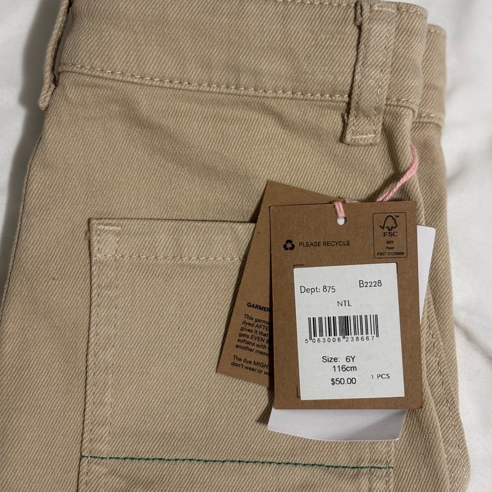 Mini Boden Kids Casual Beige Bottoms